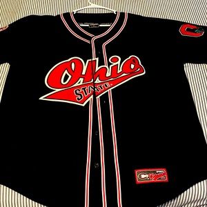 Ohio state baseball jersey size xl